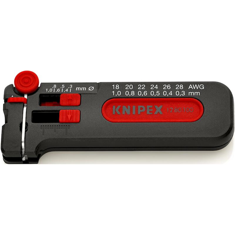 PINCE À DÉN.MINI 0,25-0,8   12 80 100 SB    KNIPEX