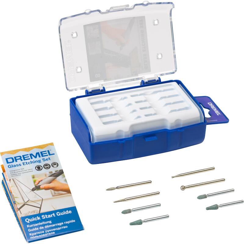 JEU GRAVURE SUR VERRE 682JA 2615C682JA (8PC)DREMEL