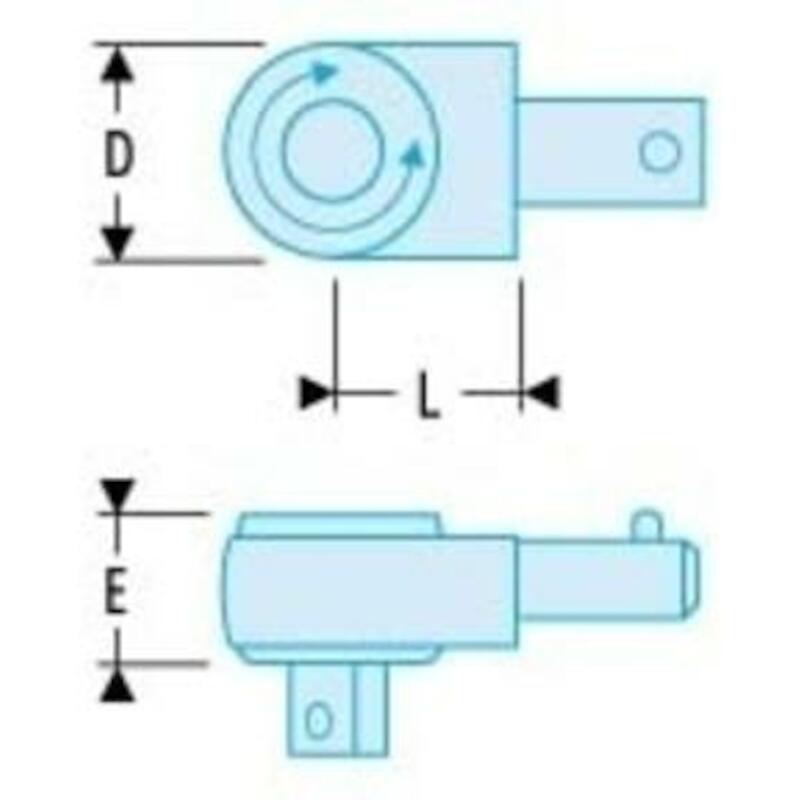 COMPACTE RATEL 1/2"         S.382V (14X18)   FACOM