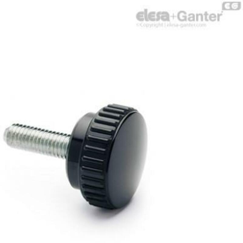 STERKNOP ZWART              B.193/18 P-M5X40 ELESA