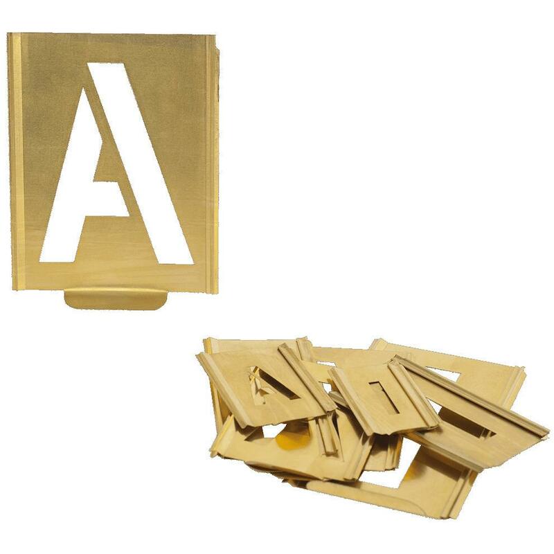 LETTERSJABLONEN A-Z         327 - 150MM     TURNUS
