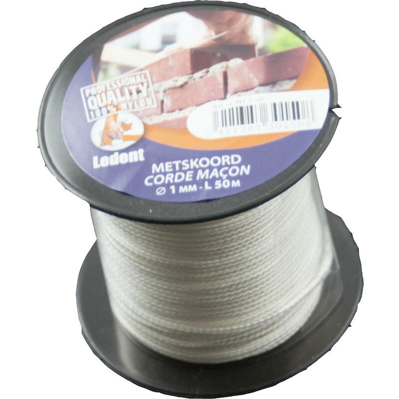 METSERSKOORD NYLON 1MM 50M      NT 1-50