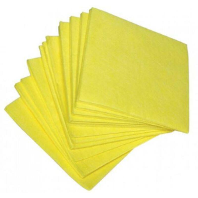 TORCHON VISCOSE JAUNE 38X40 1020990 - 10PCS  BETRA