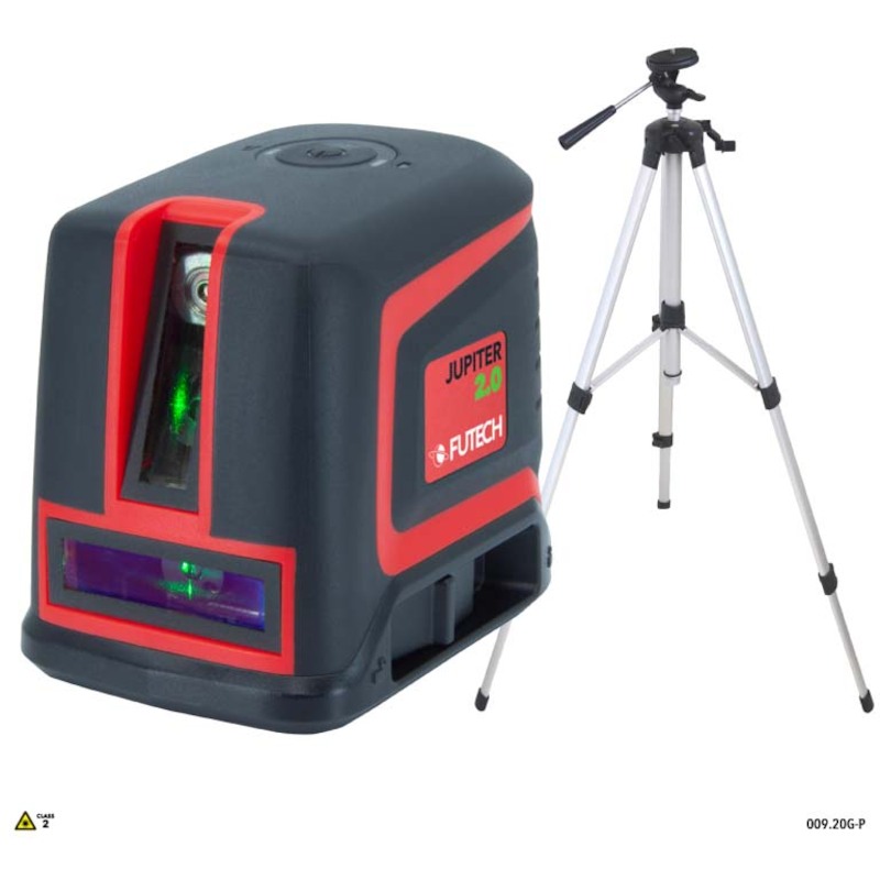 LASER EN CROIX + TRÉPIED    JUPITER 2.0 GREEN FUTE
