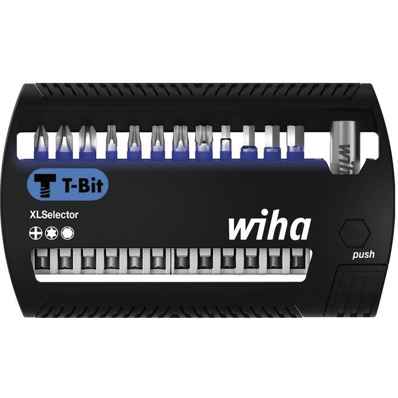 BITSET XLSELECTOR T-BIT 50 MM PHILLIPS, TORX, ZESKANT 14-DELIG 1/4" E6,3 - SB7948T950 - WIHA