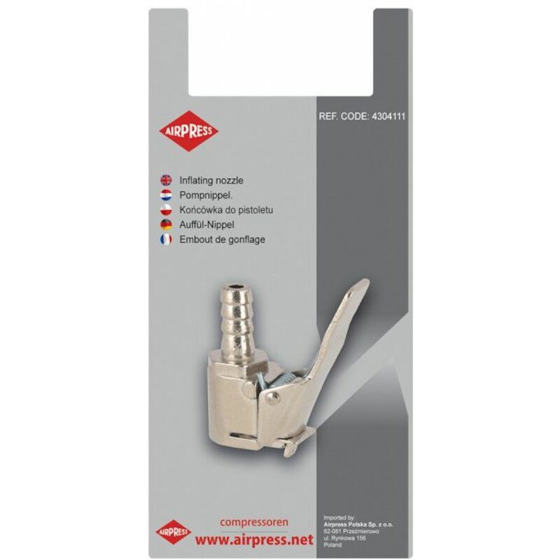 AUTOVENTIEL-POMPNIPPEL 6MM  47507         AIRPRESS