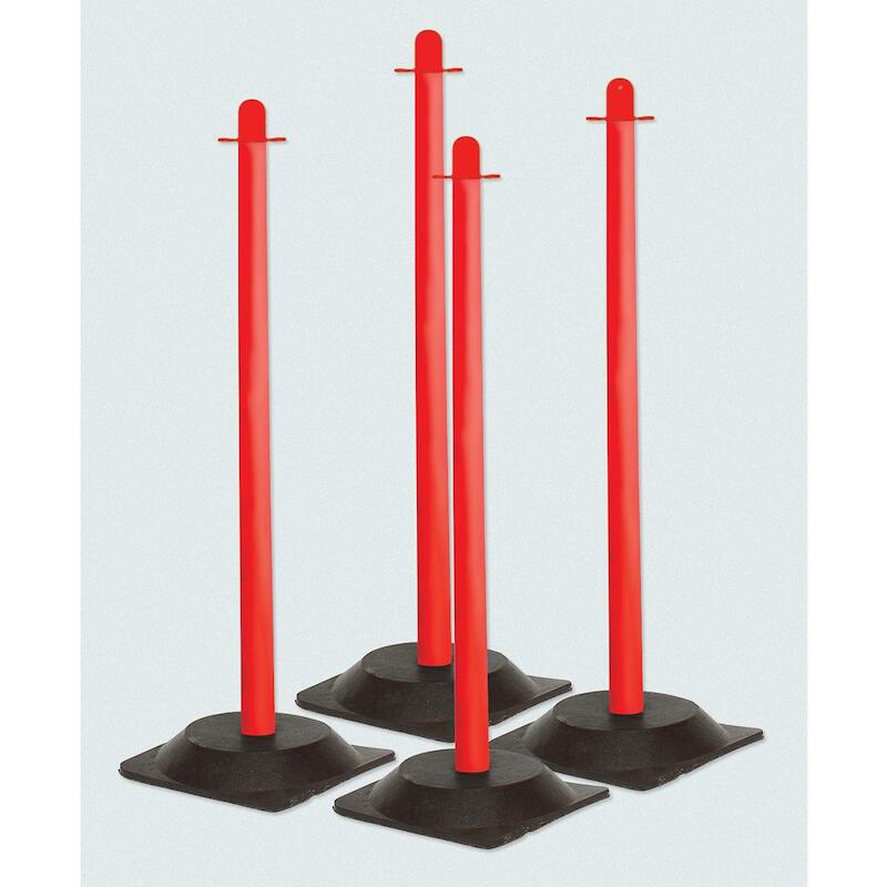POTEAU SOCLE CAOUT.ROUGE    256730(4) 40X900 BRADY