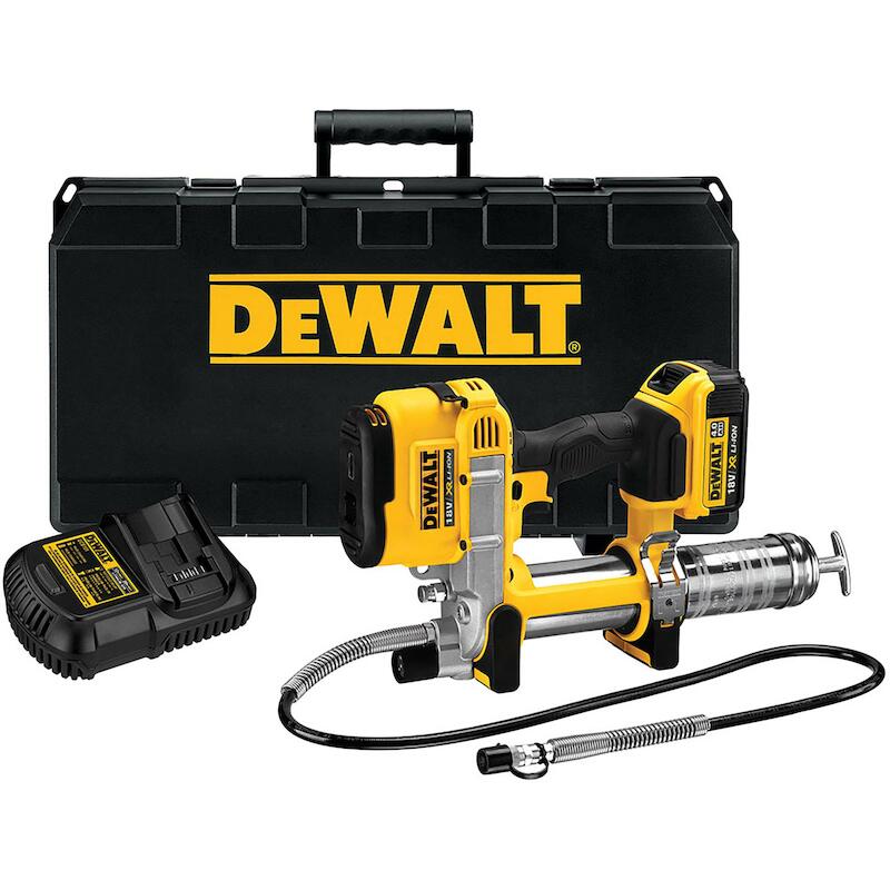 PISTOLET A GRAISSE 18V/4AH  DCGG571M1(COFF) DEWALT