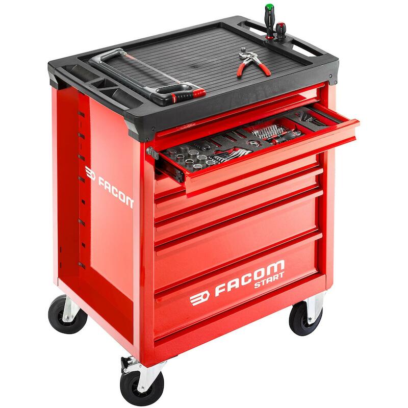 GEREEDSCHAPSWAGEN ROOD 7L.  START.7M3A       FACOM