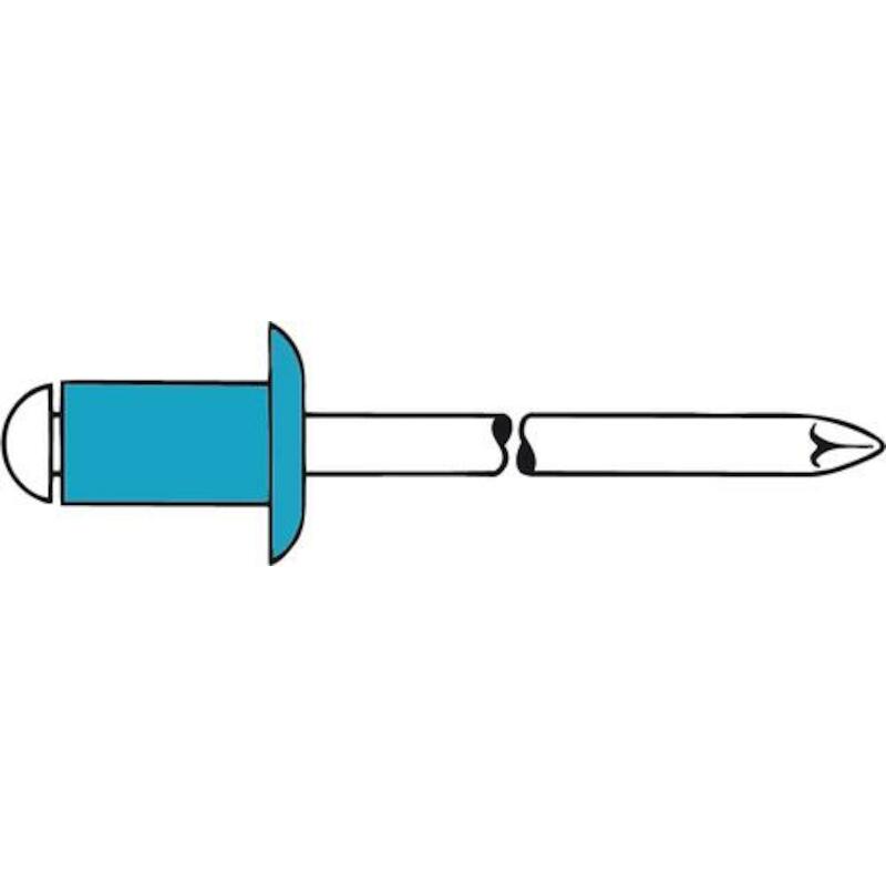 BLINDKLINKNAGEL PK RVS/RVS  1433628 - 4X8   GESIPA