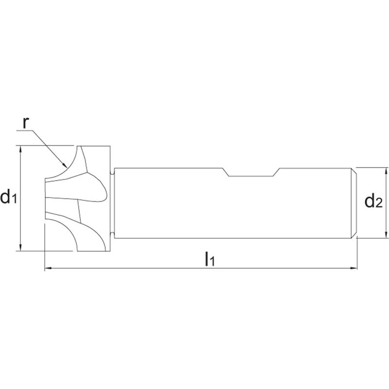 RADIUSFREES HSSE/CO5 WD-S12 36.410 12XR3   PHANTOM