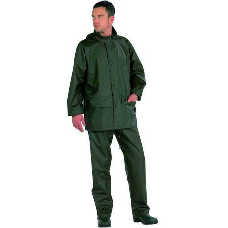 ENSEMBLE PLUIE PVC PU/PES   LEVAN VERT    L OPSIAL
