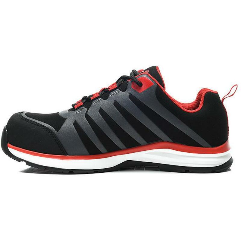 LAGE SCHOEN ESD - JORI JO_RAPID - S3 ZWART EN ROOD 48