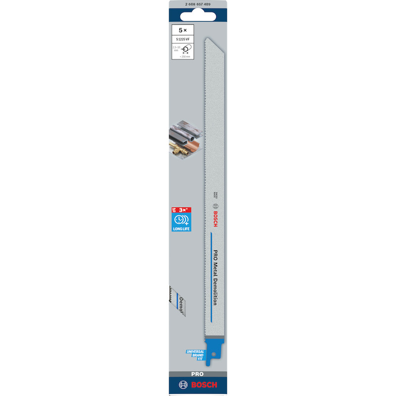 LAME SCIE SABRE S1225VF MÉ. 2608657409(5PCS) BOSCH