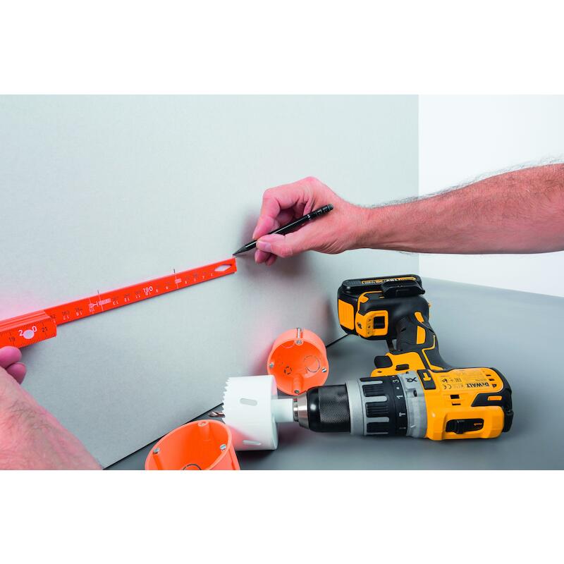 MÈTRE PLIANT POUR ÉLECTRICIEN LONGLIFE 2 M MÉTRIQUE, 10 BRANCHES - 4102008 - WIHA