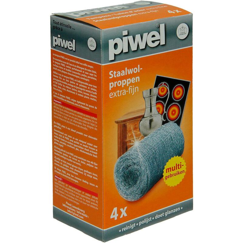 LAINE D'ACIER 4 PIECES      EXTRA-FINE       PIWEL