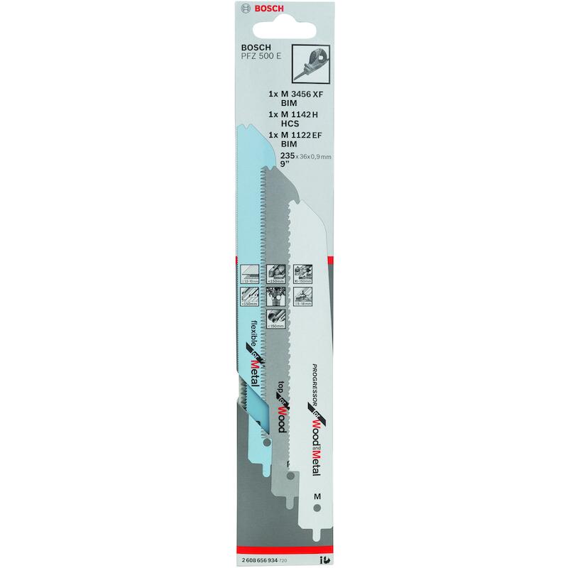 JEU LAMES SCIE SABRE        2608656934  (3PC)BOSCH