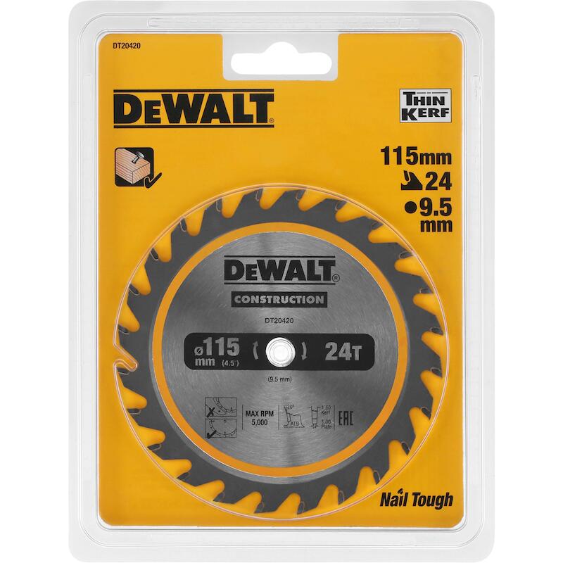 LAME SCIE CIRC.115MM        DT20420-QZ 24D  DEWALT