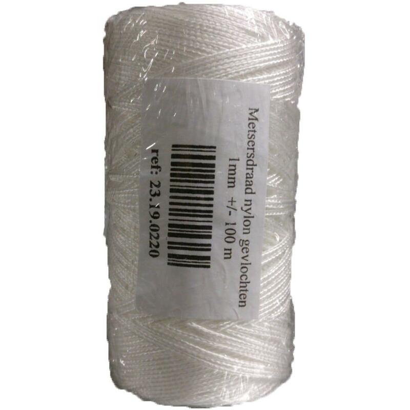 METSERSKOORD NYLON          1   MM 100 MTR