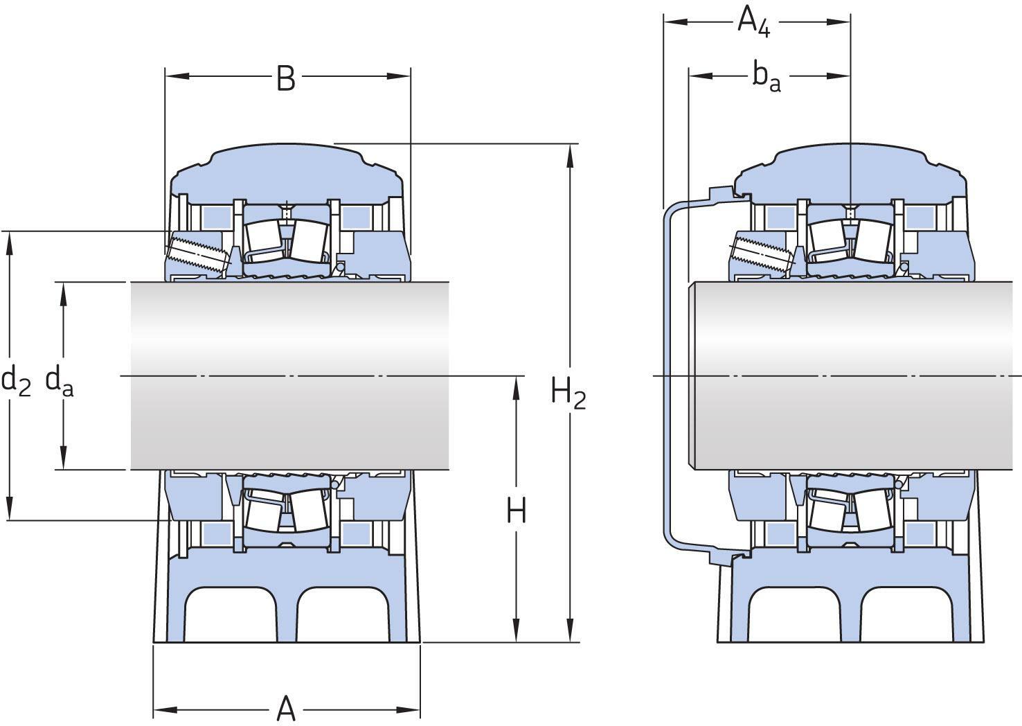 LAGERBLOK - SKF SYNT 75 L