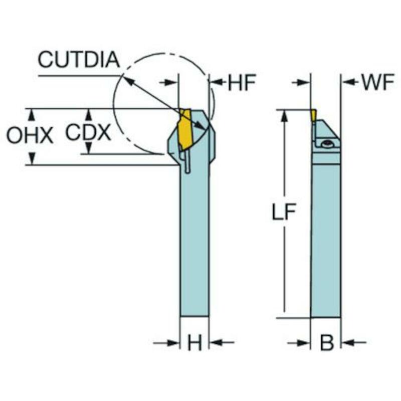 HOLDER RF123D10-1010B-S  SANDVIK COROMANT