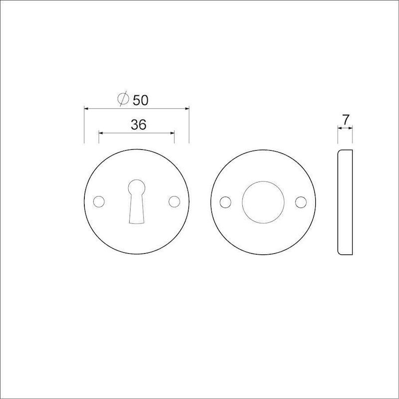 KRUKROZET  ROND ALU F1      3RH   - PAAR       AMI