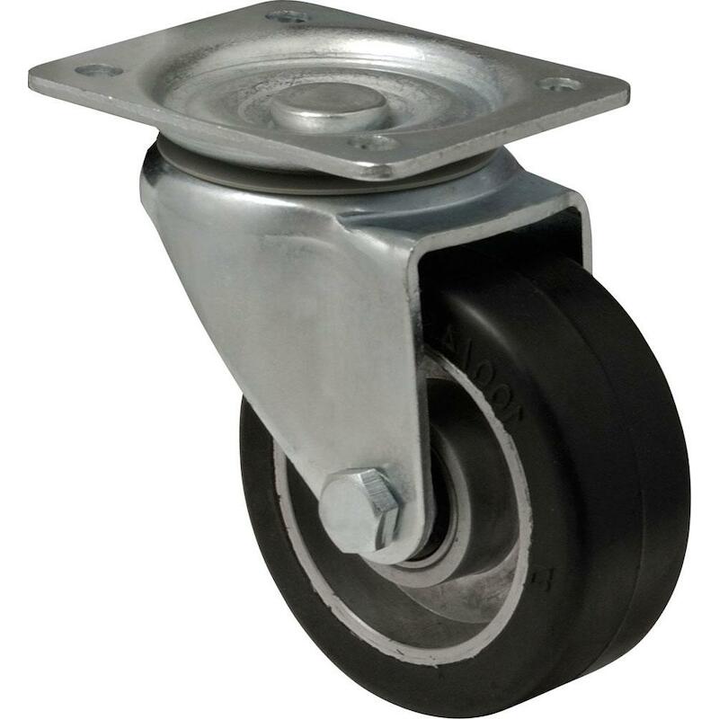 ROUE PIVOT.ALU/CAOUT.100MM  JTAB 1002 6150 - 180KG