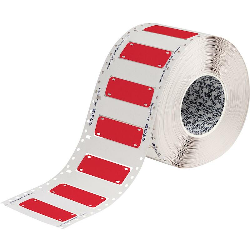 KABELMERKER - BRADY 620343 - 'BLANCO' ROOD 75X25 MM (500 EA)