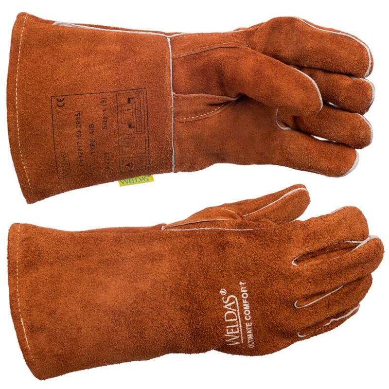 GANT À SOUDER CUIR CROÛTE   10-2392     XXL WELDAS