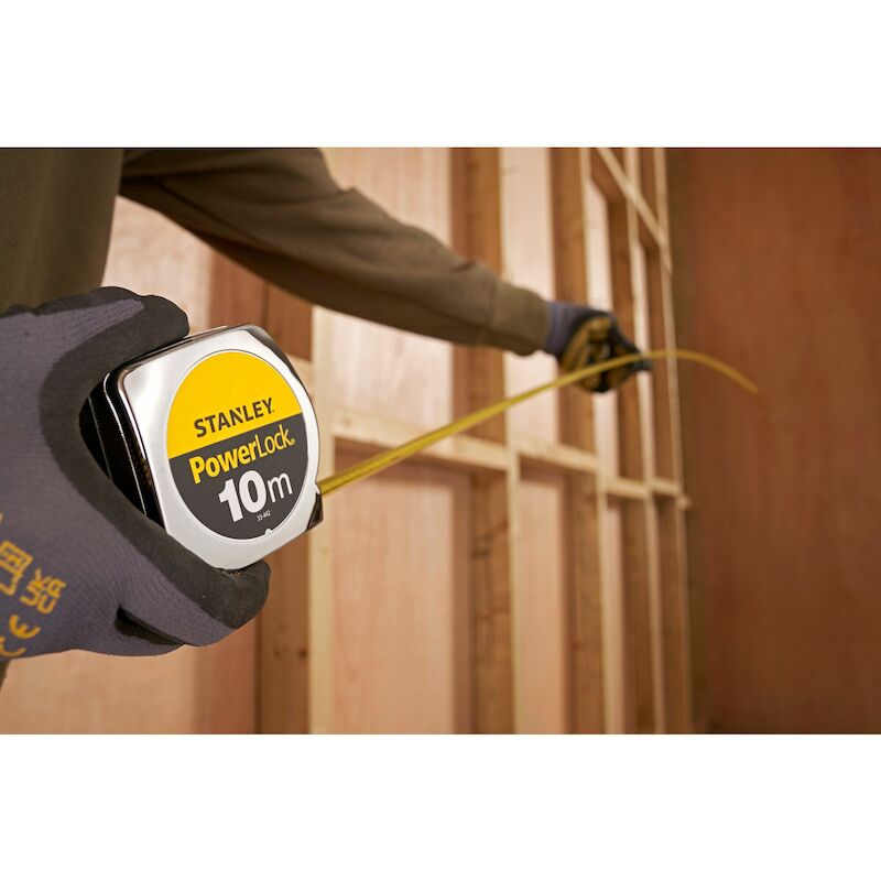 ROLMETER POWERLOCK ABS 25MM 0-33-442  10M  STANLEY