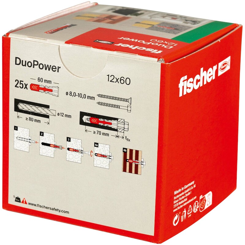 PLUG NYLON 12X60            DUOPOWER       FISCHER
