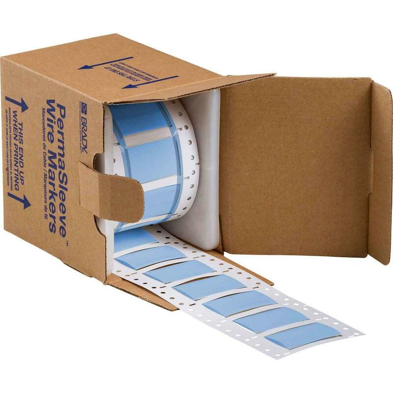 KRIMPKOUS - BRADY 110401 - BLAUW 50,8X 31,8 MM (100 EA)