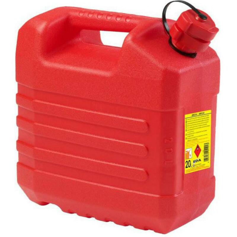 JERRYCAN PVC ROUGE (BENZINE)051013 - 20L       EDA