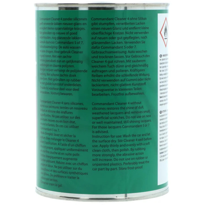 NETTOYANT POLISSAGE FIN     4     1KG   COMMANDANT