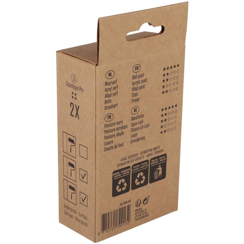 ROUL.PEINT.MURALE PEAU 10CM 23.300.53     (2PC) CP