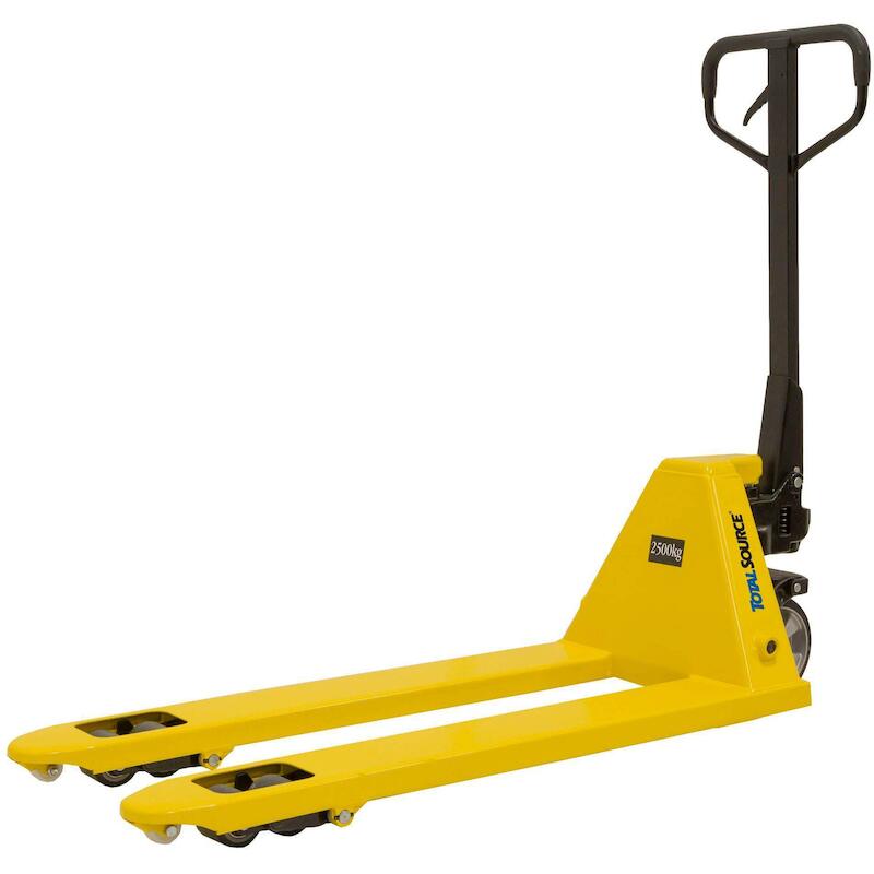 TRANSPALLET DUBBEL RUBB/PU  -2,5T       GEMONTEERD