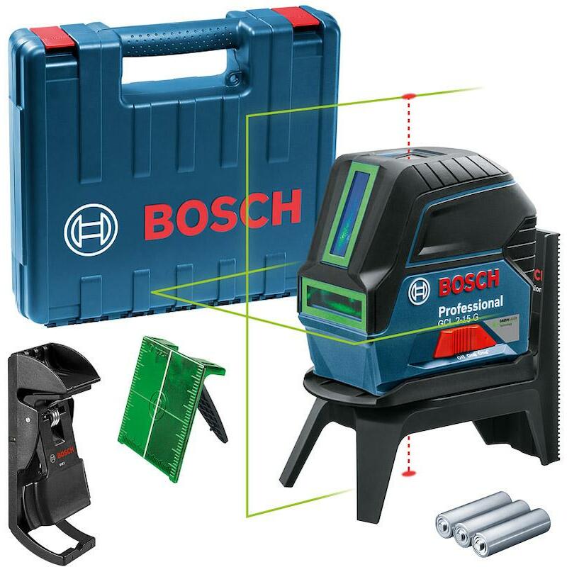 COMBILASER 15M 3XAA + ACC.  GCL 2-15 G (KOFFER)BOS