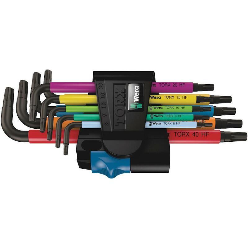 STIFTSLEUTELSET MULTICOLOUR 967 SL/9 TORX HF -METR