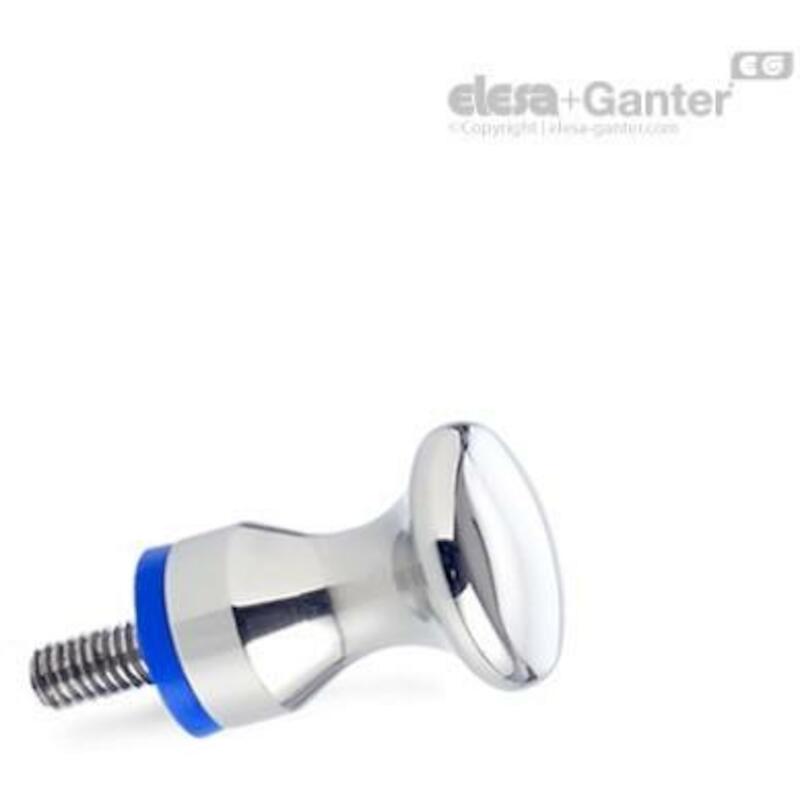 KNOP INOX HYGIENIC          75.6-20-M5-E-PL-H