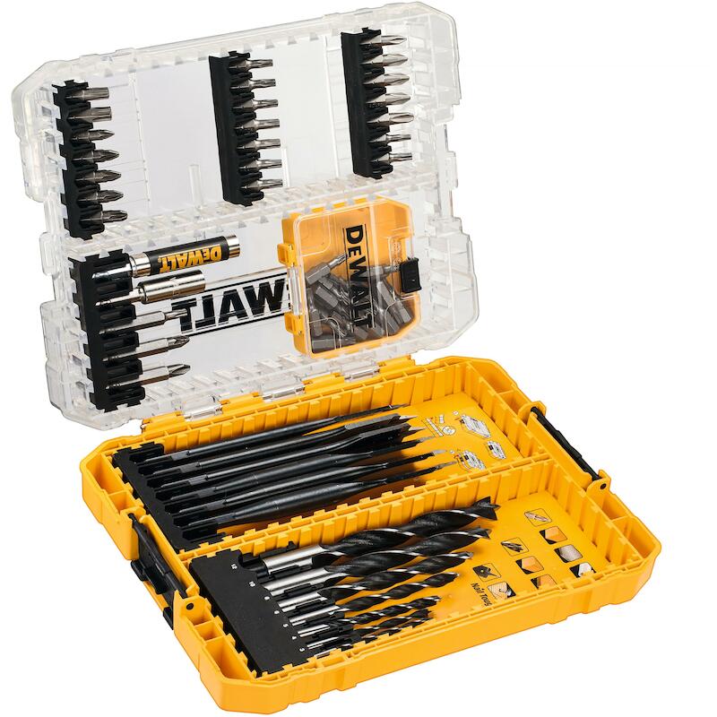 JEU FÔRETS BOIS ET PLATES   DT70758   (57PC)DEWALT