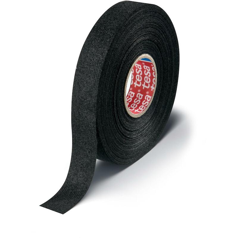 KLEEFBAND - TESA 51608 TESABAND PET-VLIES - ZWART19 MM X 25 M