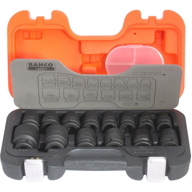 JEU DOUILLES À CHOC 1/2"    D/S14 (14PCS)    BAHCO