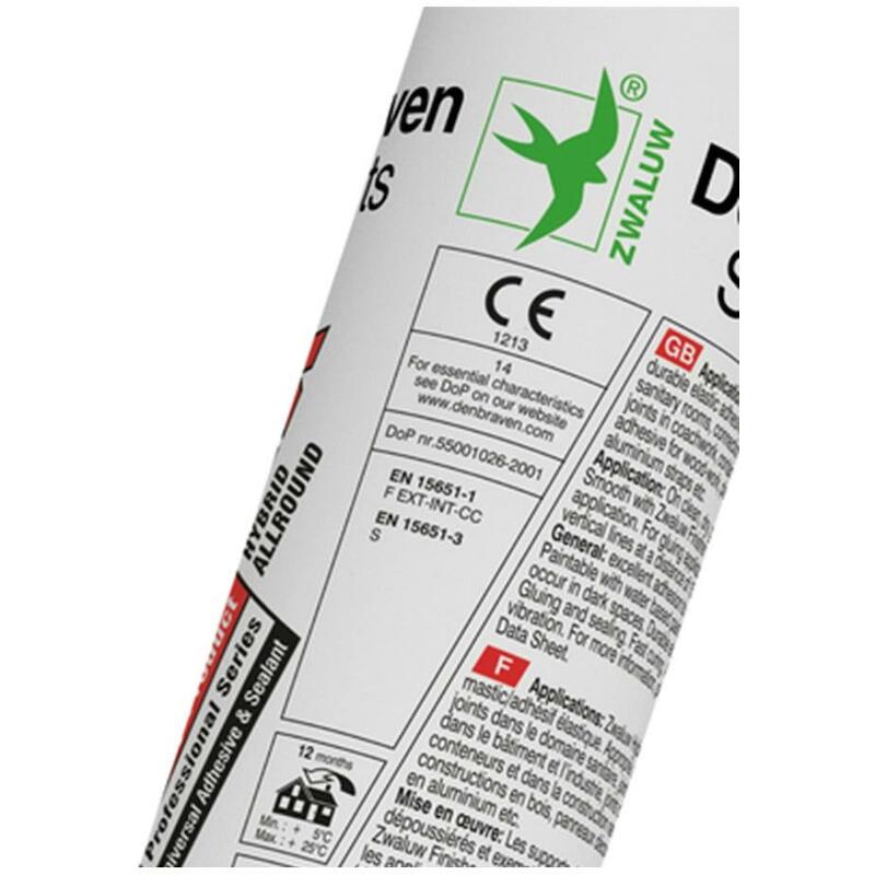 LIJM/VOEGKIT WIT      290ML HYBRIFIX        ZWALUW