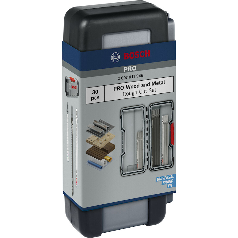 JEU LAMES SC.SAUT. BO/MET.  2607011946 (30PC)BOSCH