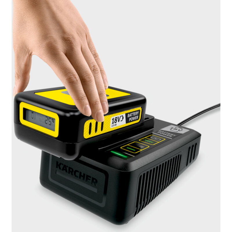 Kärcher - Starter kit - Battery Power 18/25 - 18 V - 2,5 Ah - Li-ion - Snellader - 03078831