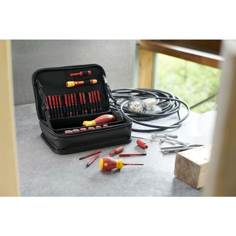 GEREEDSCHAPSET SLIMVARIO ELECTRIC ASSORTI 32-DELIGINCL. FUNCTIONELE TAS - 7209NK2002 - WIHA