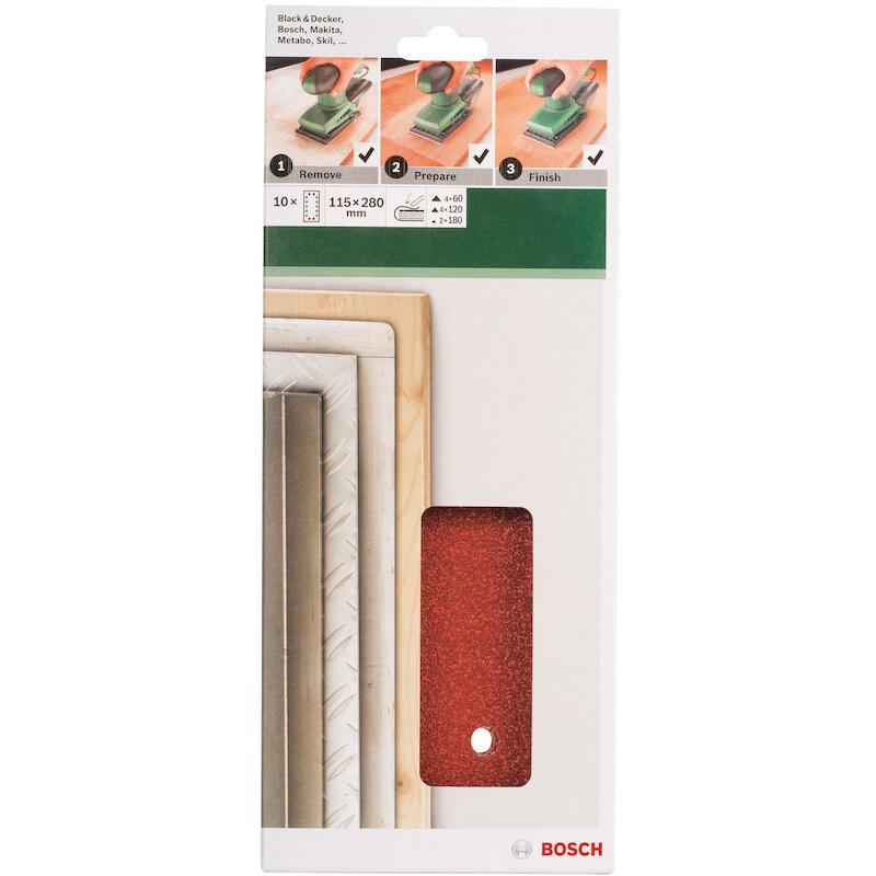 SET SCHUURVELL.115X230 14G. 2609256B32 DIVERS(10ST