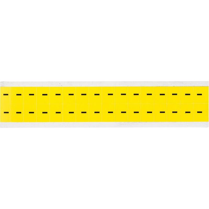 SYMBOOL - BRADY 034237 - '-' ZWART OP GEEL 14X19 MM (800 EA)