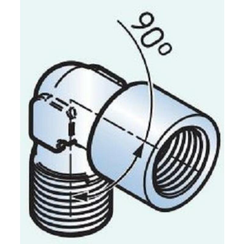 Skf - Angle connection 90° - lapa 90 - g 1/4" male to g 1/4" female - 01900125