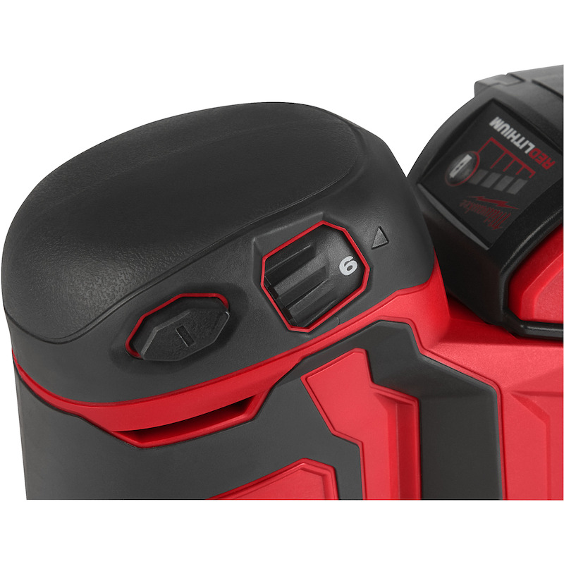 Milwaukee - M18 BOS125-502B - Excentrische accu-schuurmachine - 18 V - 2x 5,0 Ah - ø 125 mm - In tas - 02890843